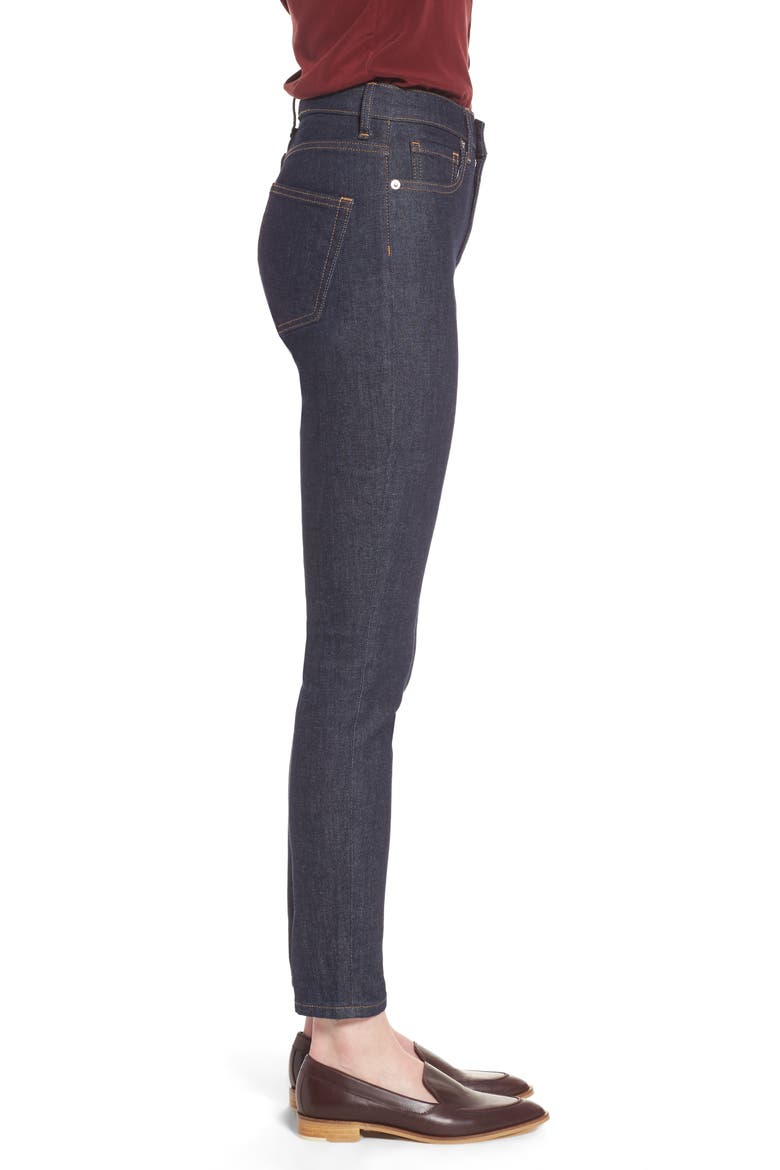 The High Rise Skinny Jeans, Alternate, color, INDIGO RINSE