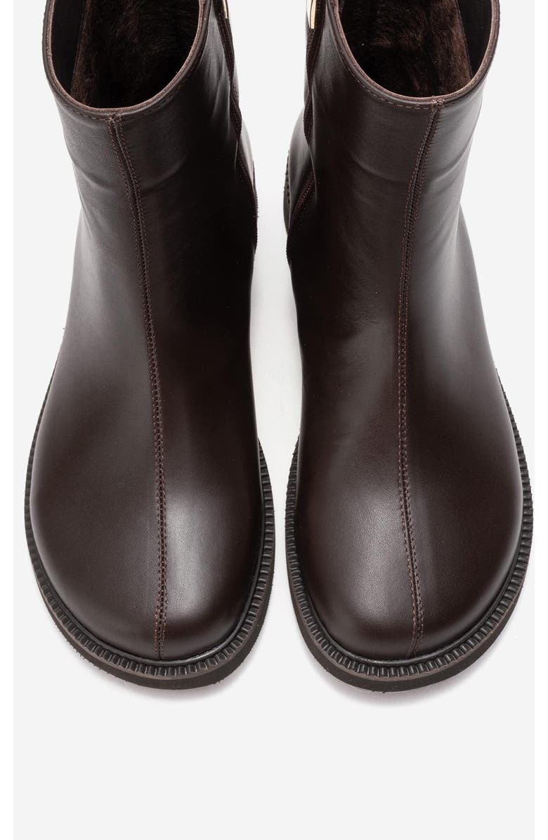 Forever & Always Shoes Lucano Leather Ankle Boot, Alternate, color, Brown