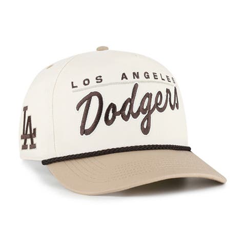 Men's '47  Natural/Tan Los Angeles Dodgers Neutral Terrain Hitch Rope Adjustable Hat