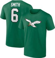 FANATICS Men's Fanatics Branded DeVonta Smith Kelly Green Philadelphia Eagles Alternate Icon Player Name & Number T-Shirt