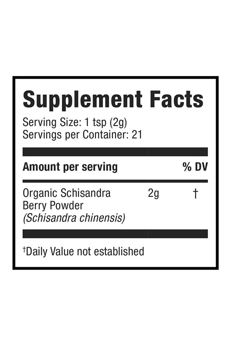Schisandra Berry Powder Antioxidant Dietary Supplement, Alternate, color, NO COLOR