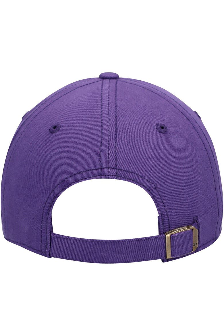 Women's '47 Purple Minnesota Vikings Miata Clean Up Primary Adjustable Hat, Alternate, color, Purple