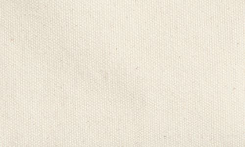 Favorite Daughter Logo Embroidered Canvas Duffle Bag In Natural Black