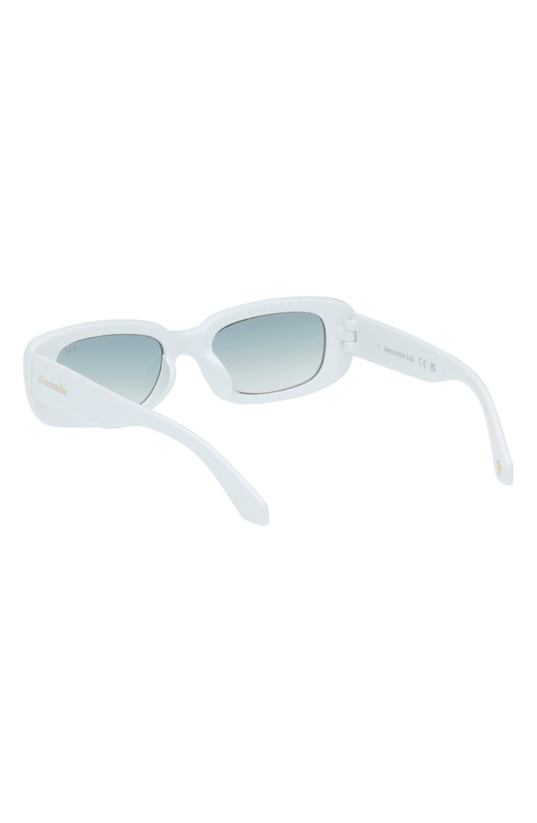 abercrombie kids Kid's Gradient Rectangular Sunglasses, Alternate, color, White / Gradient Blue
