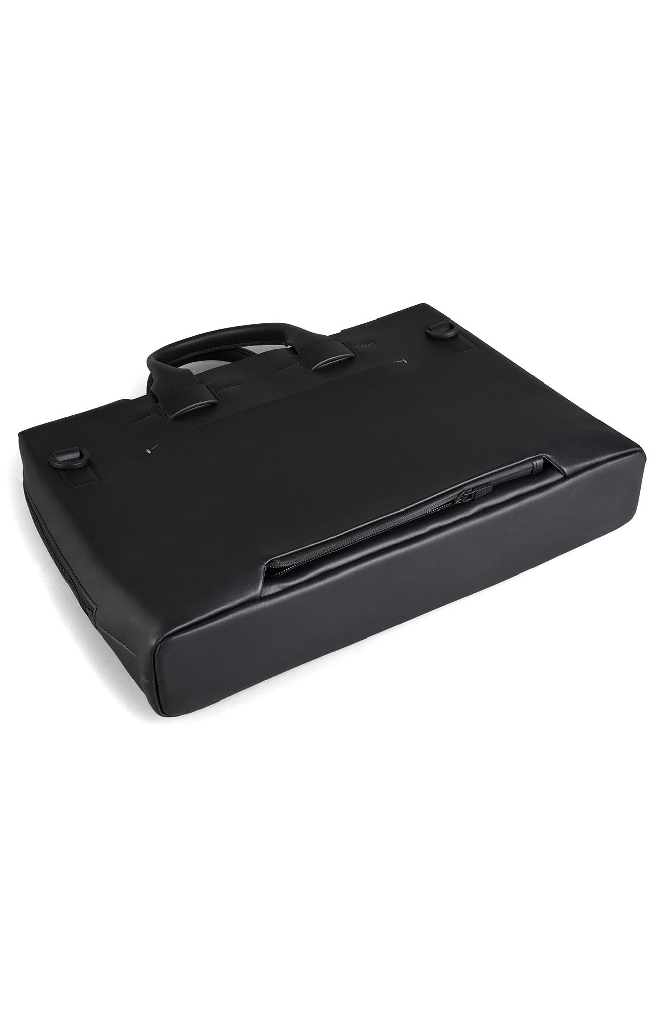 Troubadour Pathfinder Recycled Leather Briefcase, Alternate, color, 