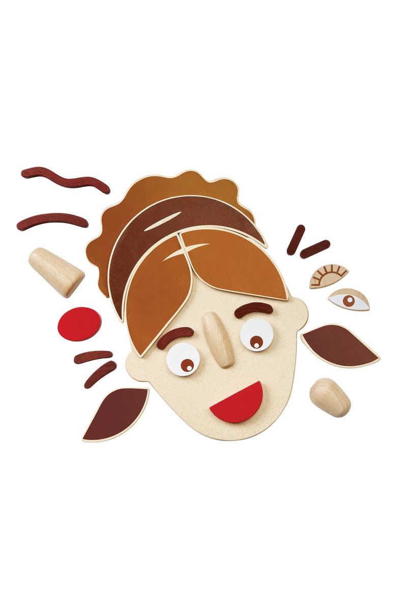 PlanToys<sup>®</sup> Build a Face Game, Alternate, color, Assorted