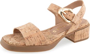 Dorian Block Heel Ankle Strap Sandal