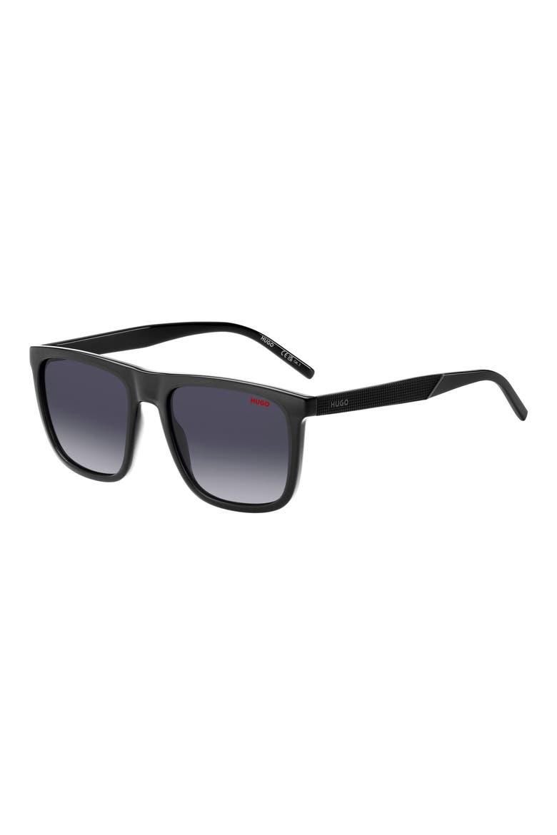 55mm Square Sunglasses, Alternate, color, GREY