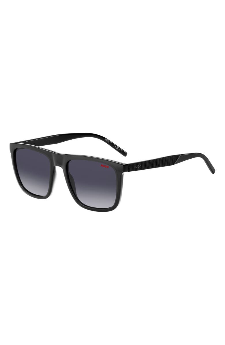BOSS 55mm Square Sunglasses, Alternate, color, Grey