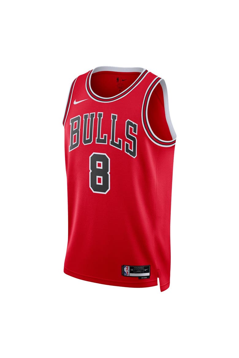 Unisex Nike Caleb Wilson Red Chicago Bulls 2026 NBA Draft Swingman Jersey - Icon Edition, Alternate, color, Red