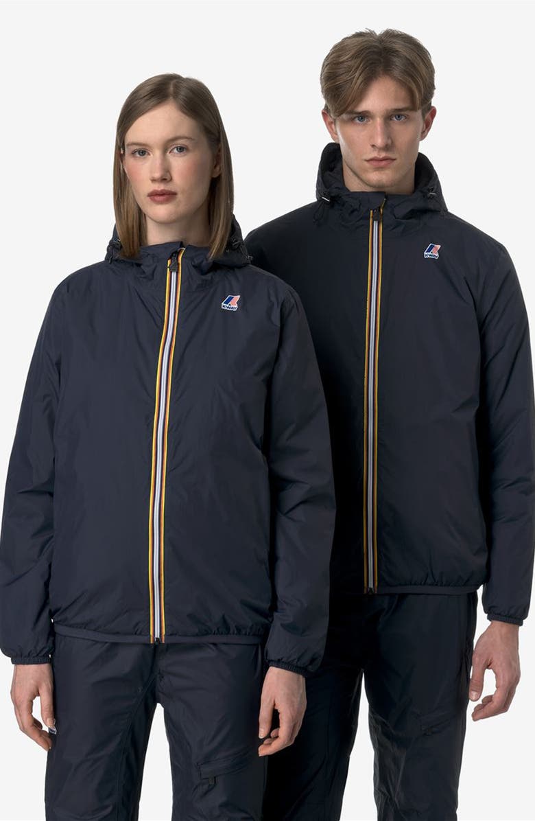 K-Way Le Vrai 4.0 Claude Warm Water Repellent Jacket, Alternate, color, Blue Deep Cobalt
