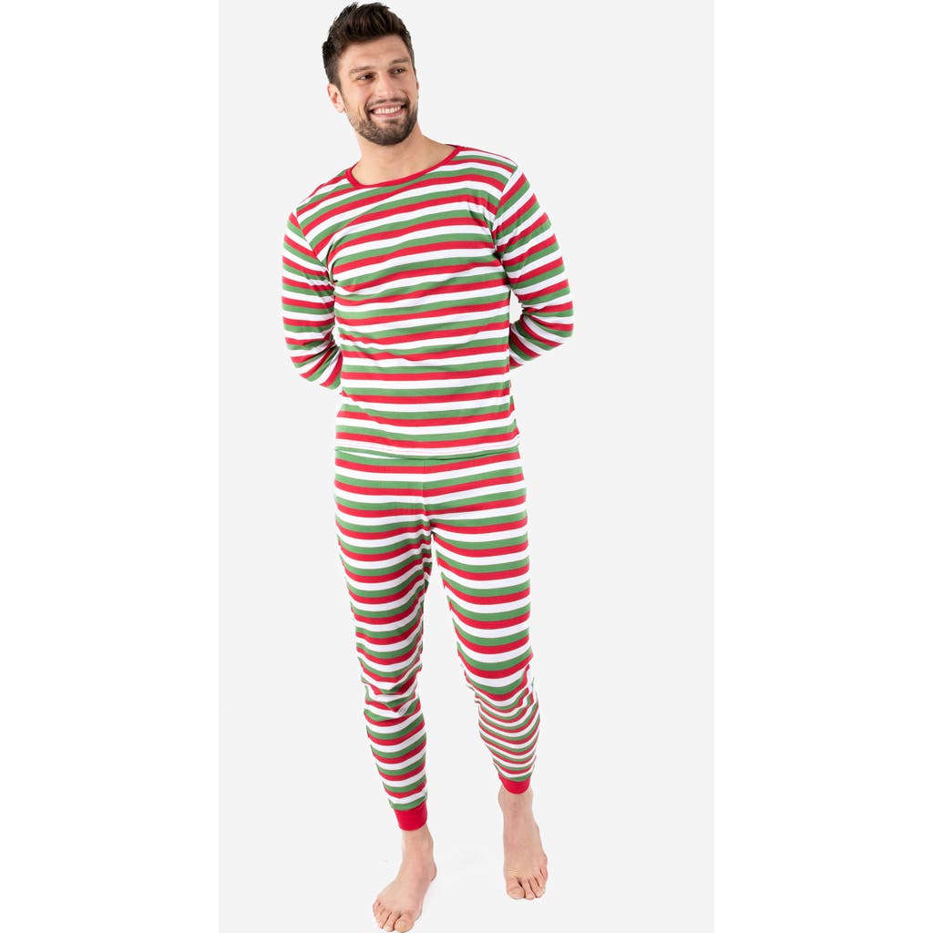 Leveret Cotton Striped Matching Family Holiday Pajamas In Multi