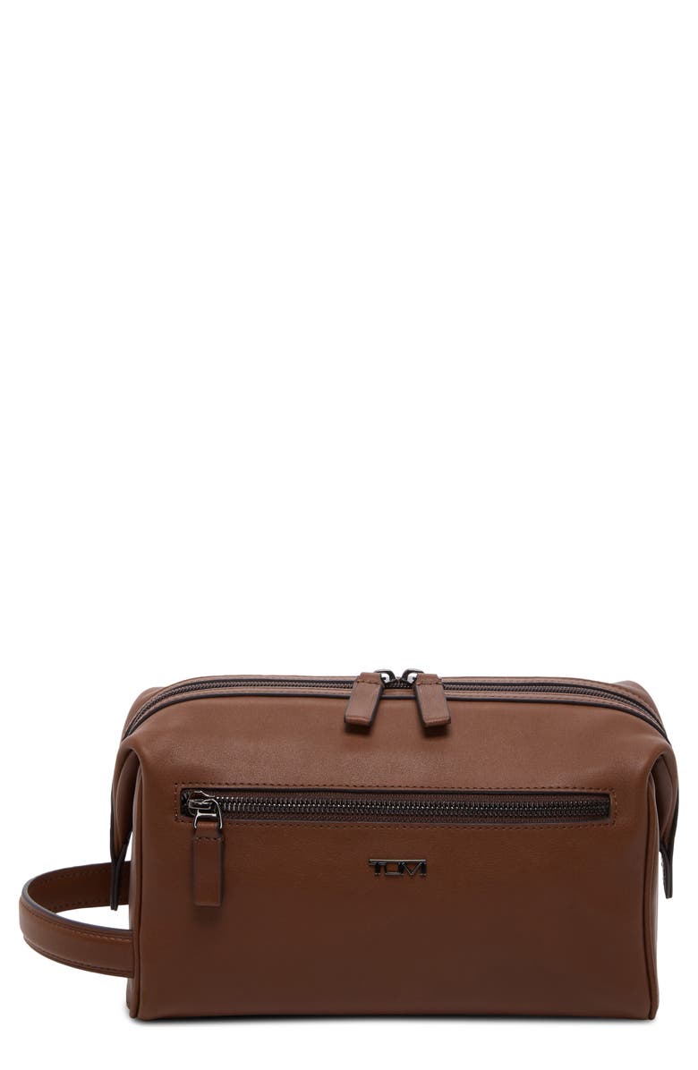 TUMI Framed Travel Kit, Main, color, Cognac