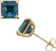 FUZION CREATIONS Princess Cut Stud Earrings