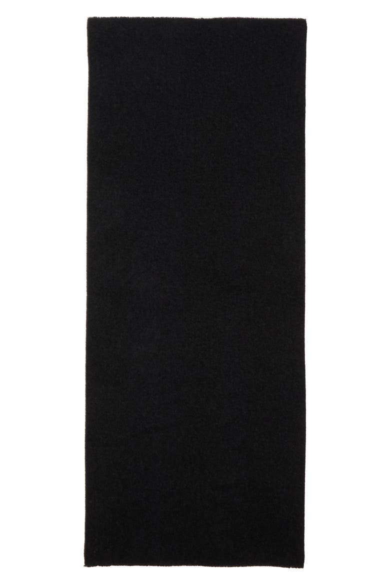 Classic Wide Virgin Wool Scarf, Main, color, DARK GREY MELANGE