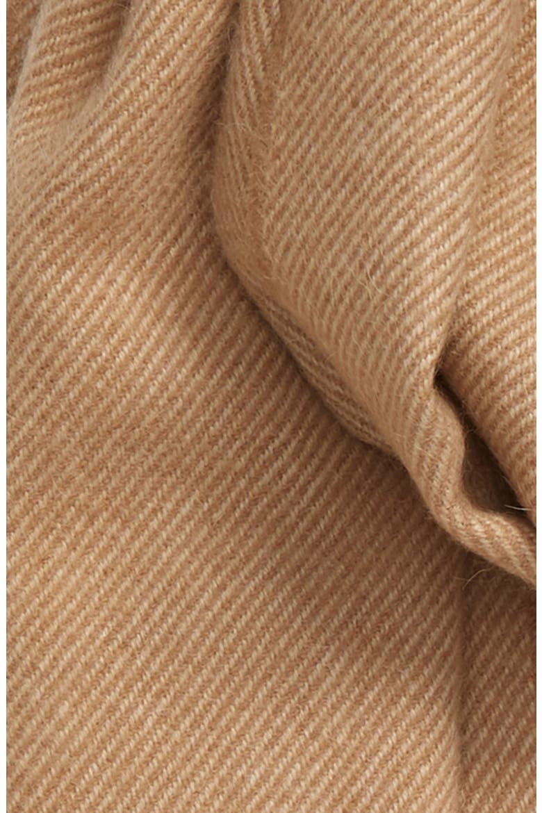 Camel Hair Scarf, Alternate, color, BEIGE