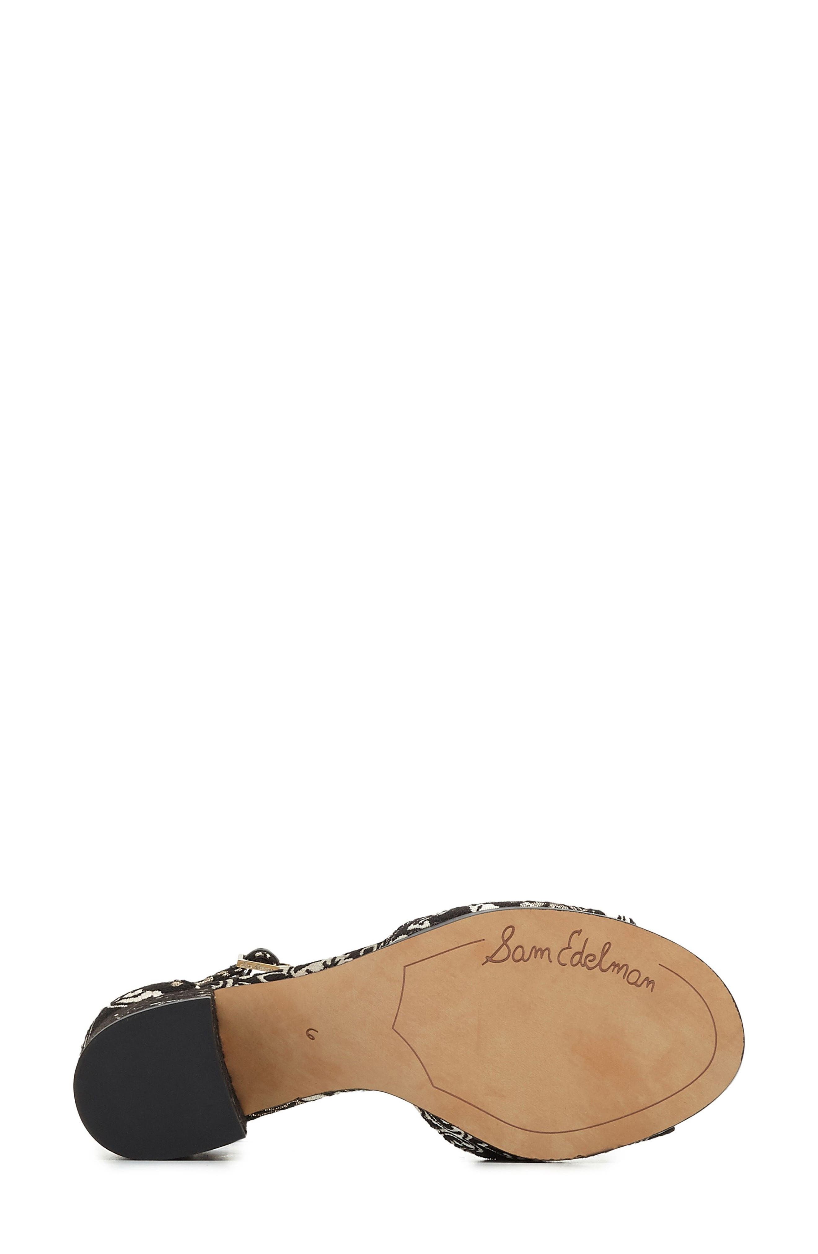 Sam Edelman Susie d'Orsay Ankle Strap Sandal, Alternate, color, 