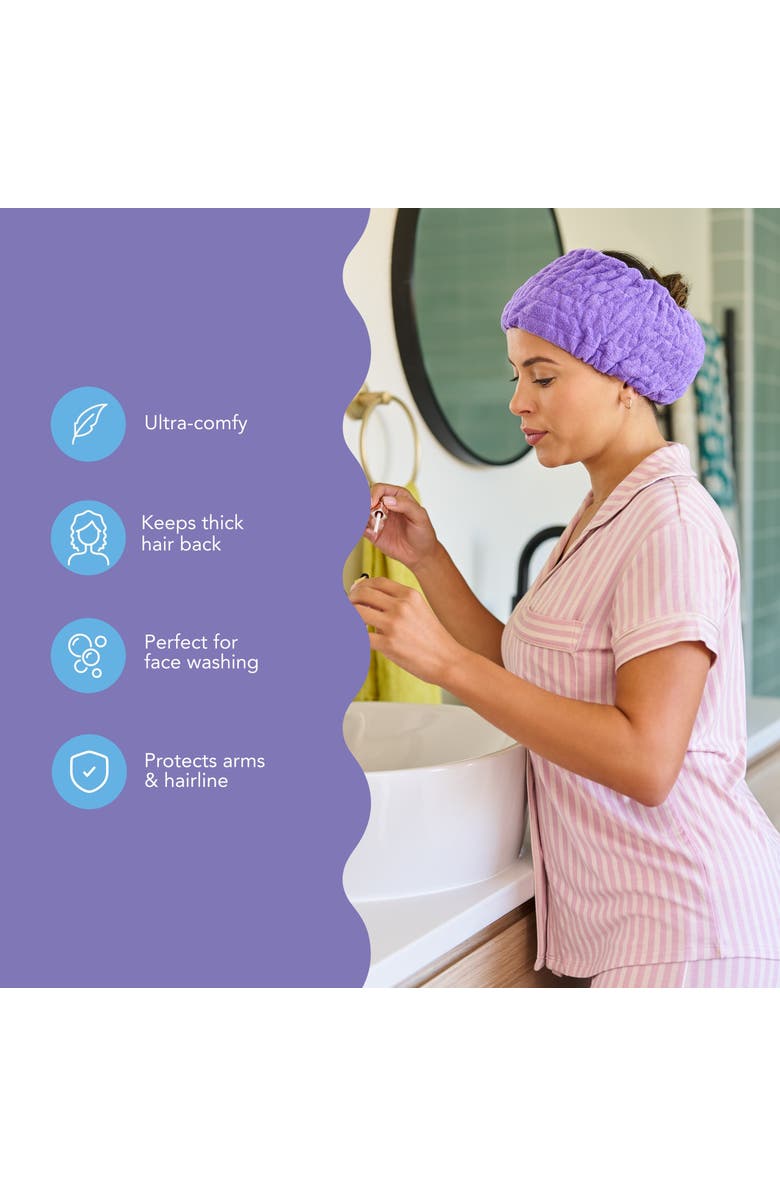 TURBIE TWIST 4 Pack Turbie Band, Extra Wide Cotton Headbands, Alternate, color, Berry Lovely