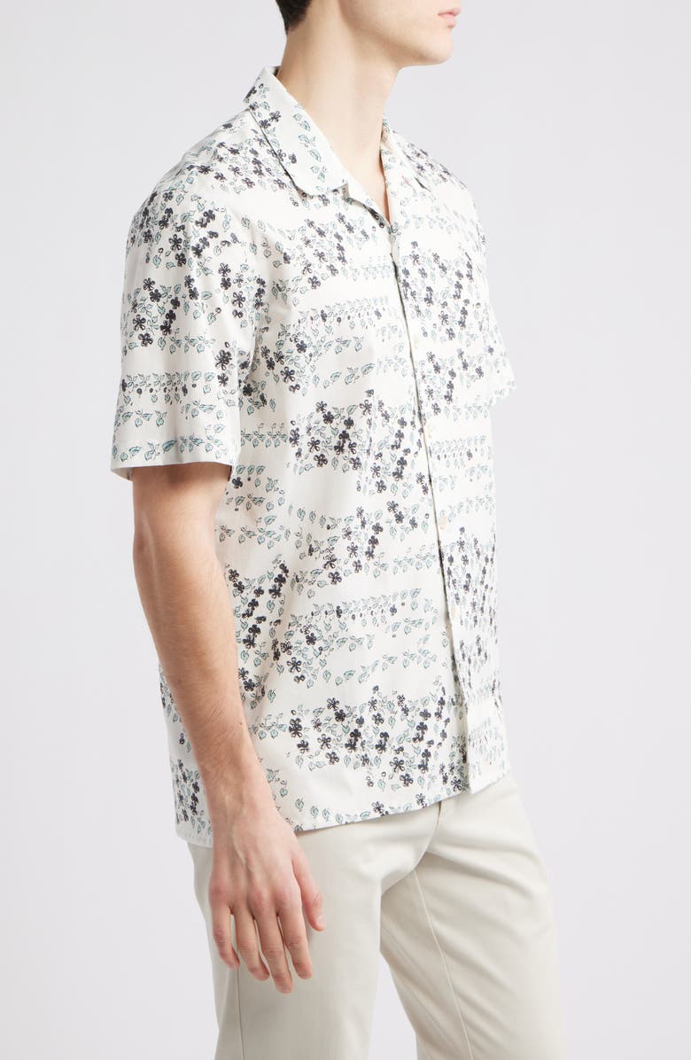 Paul Smith Casual Fit Floral Button-Up Shirt, Alternate, color, 