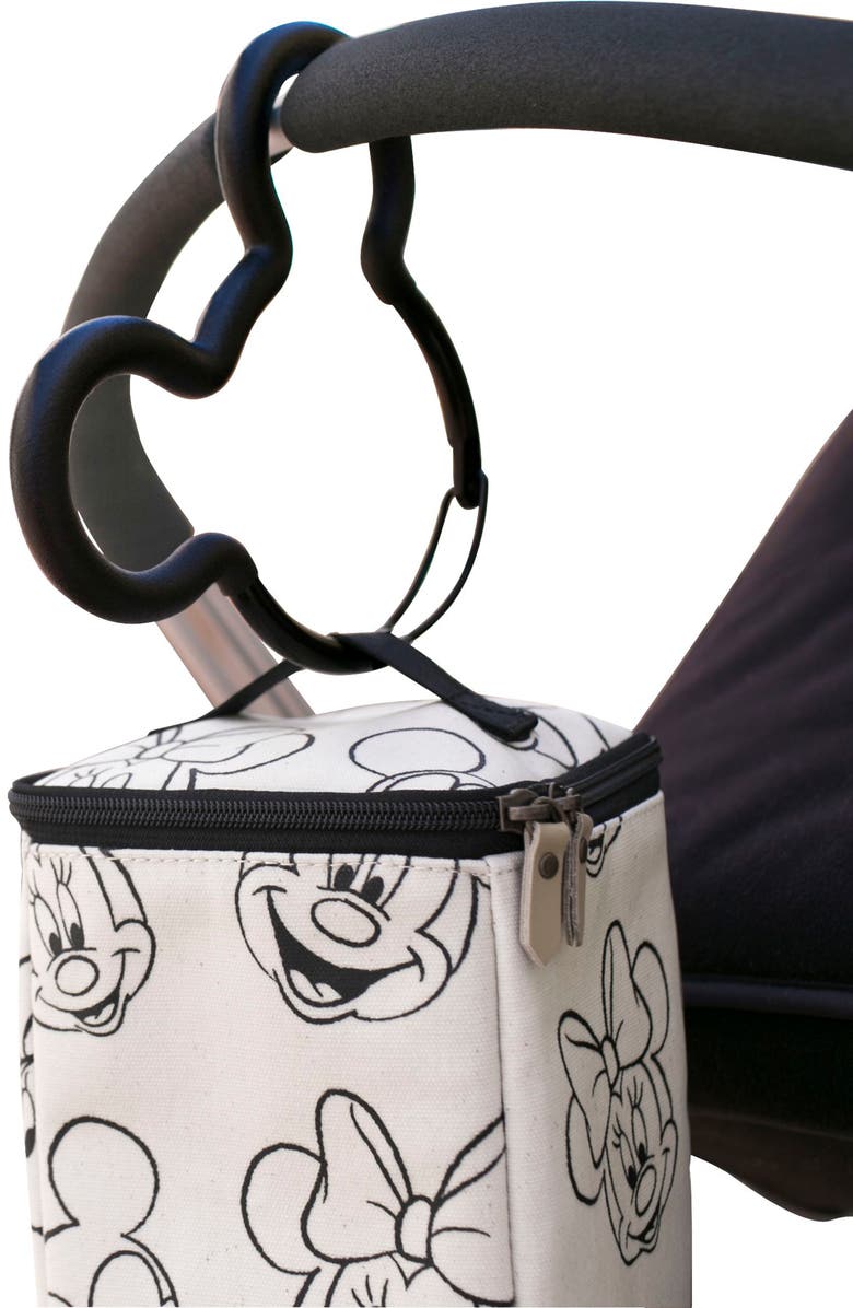Petunia Pickle Bottom Mickey Mouse<sup>®</sup> Stroller Hook, Alternate, color, Black/ Black