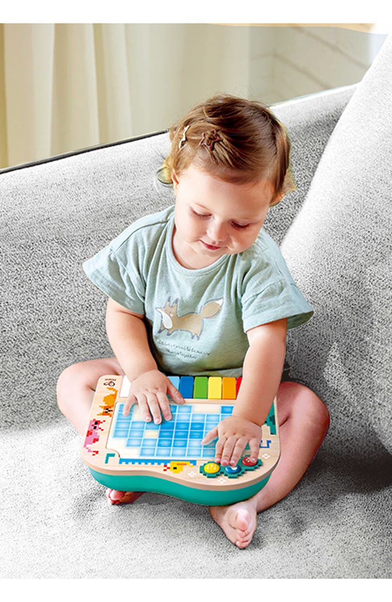 Hape Rainbow Rhythm Pixel Piano, Alternate, color, Multi