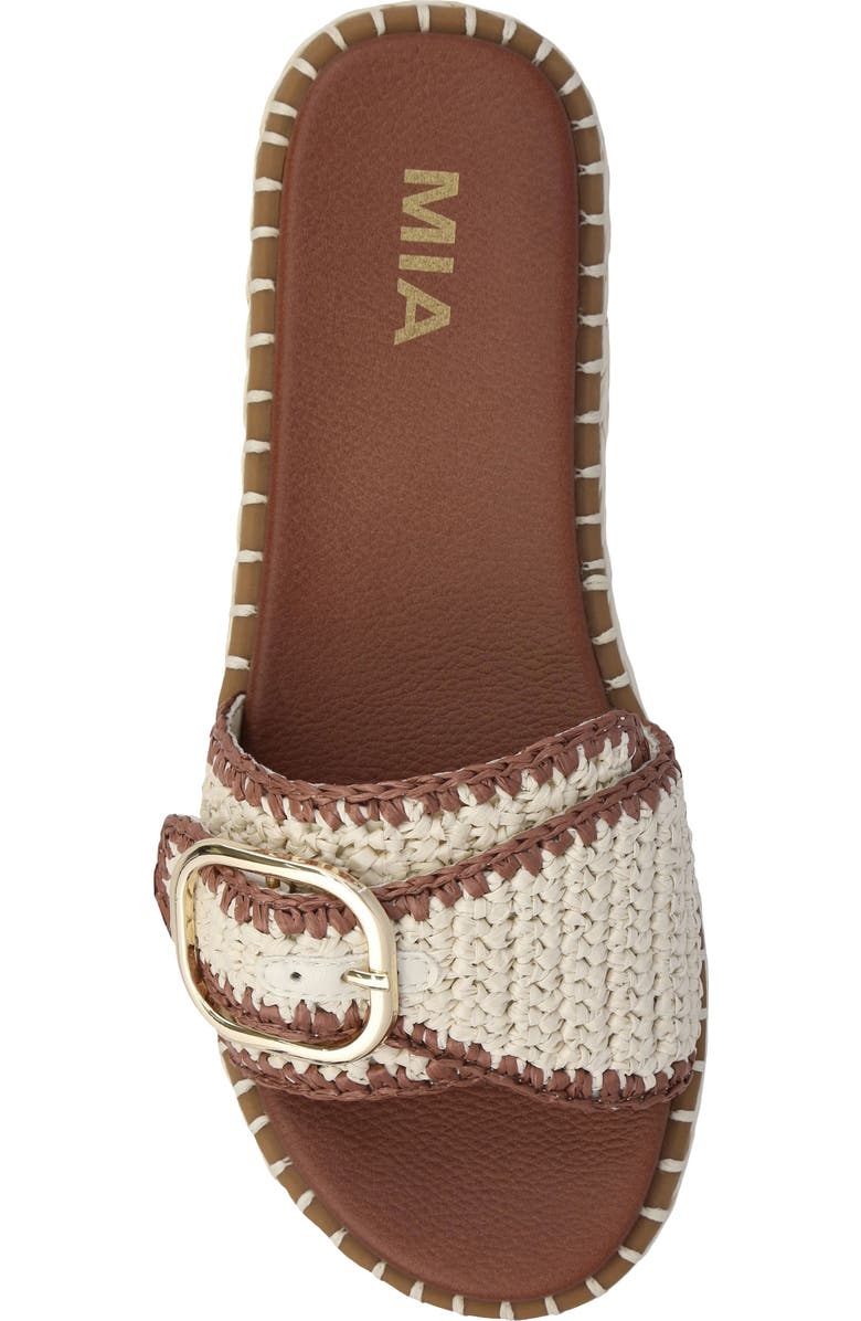 MIA Sabriel Slide Sandal, Alternate, color, Bone/ Cognac