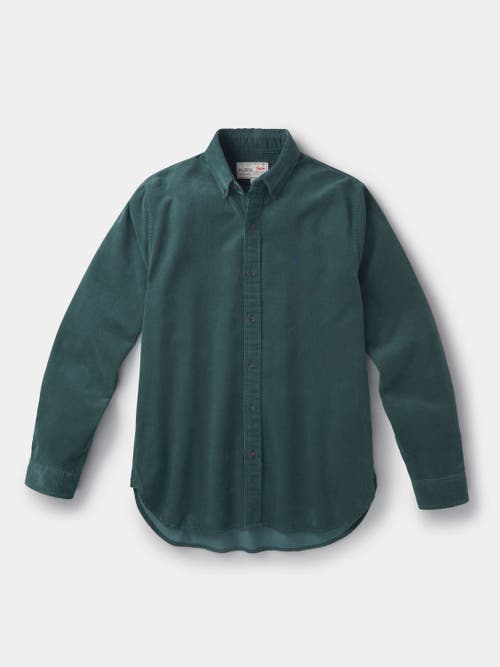 Aubin Haworth Corduroy Shirt In Green