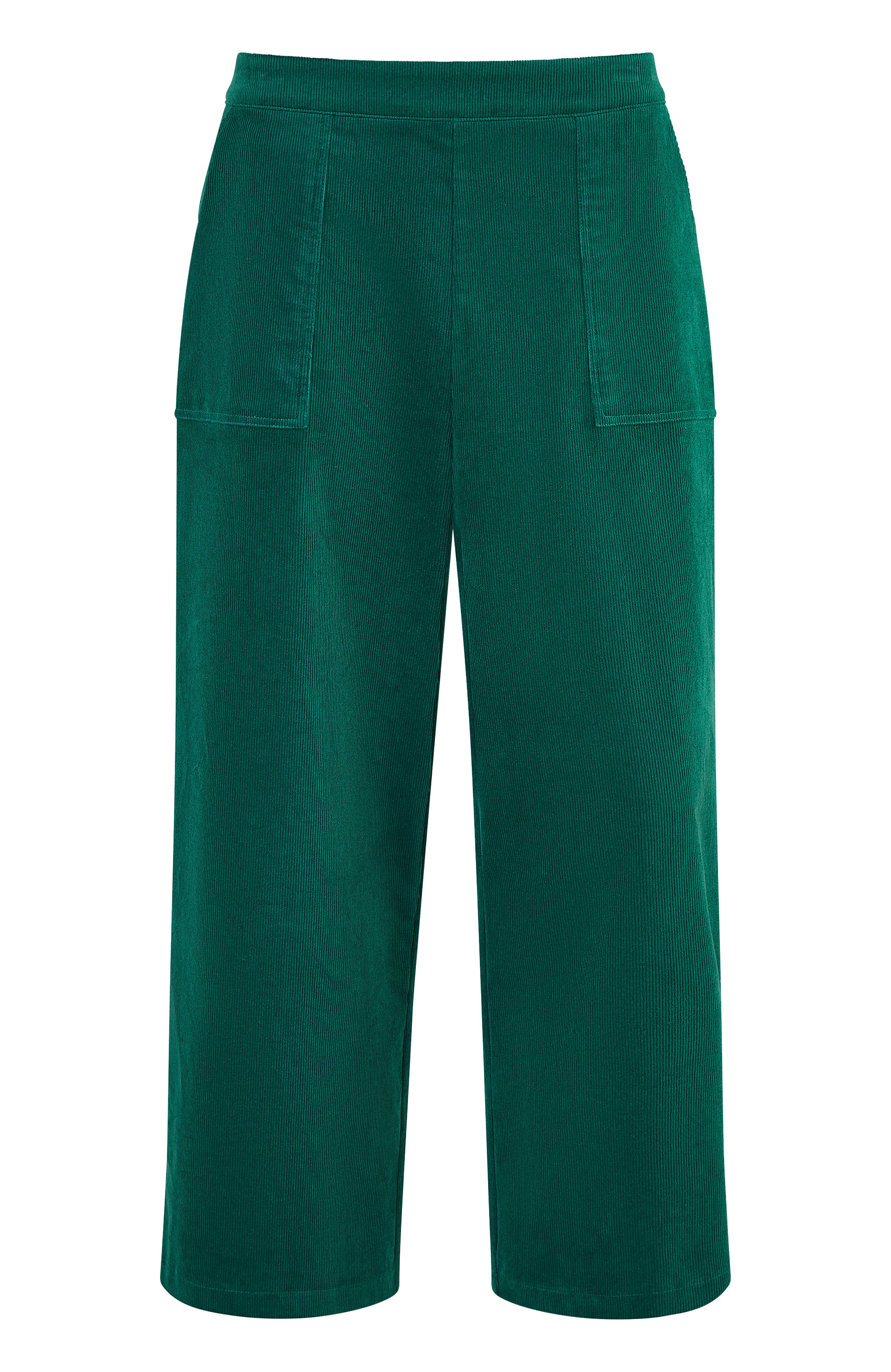 Cord Cropped Wide Leg Pants - image 2