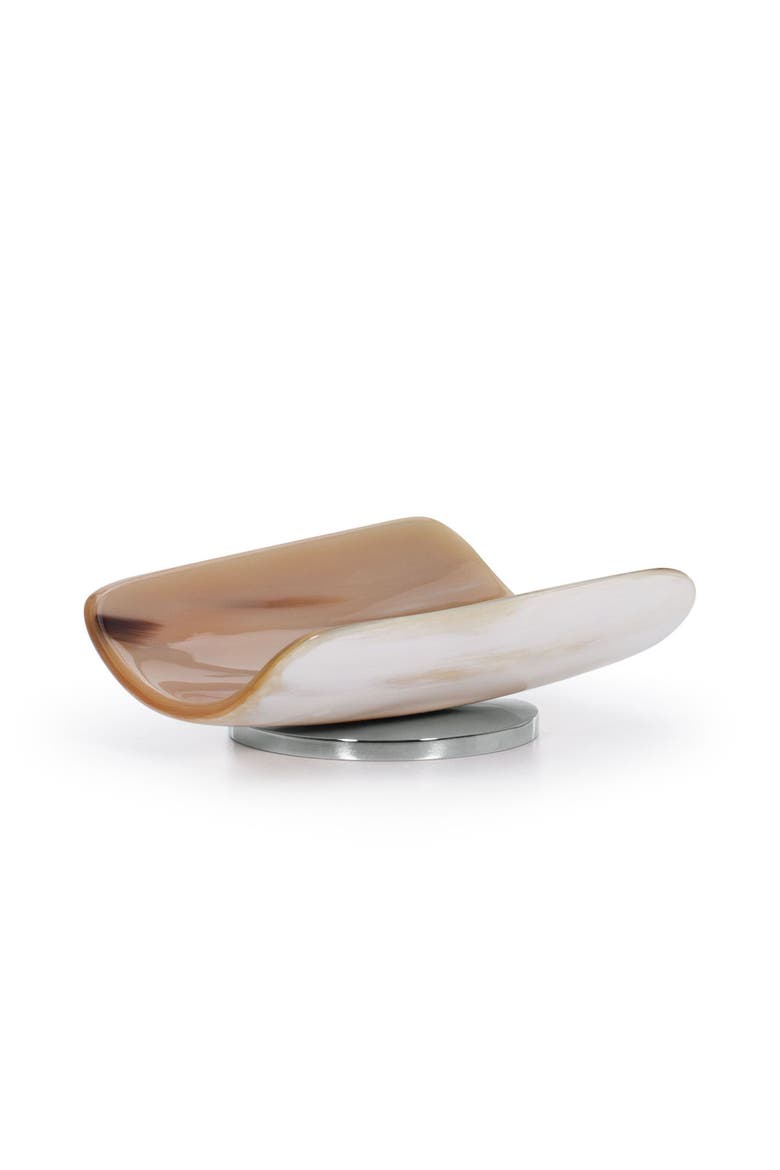 Tusk Light Soap Dish - Nickel, Main, color, BEIGE