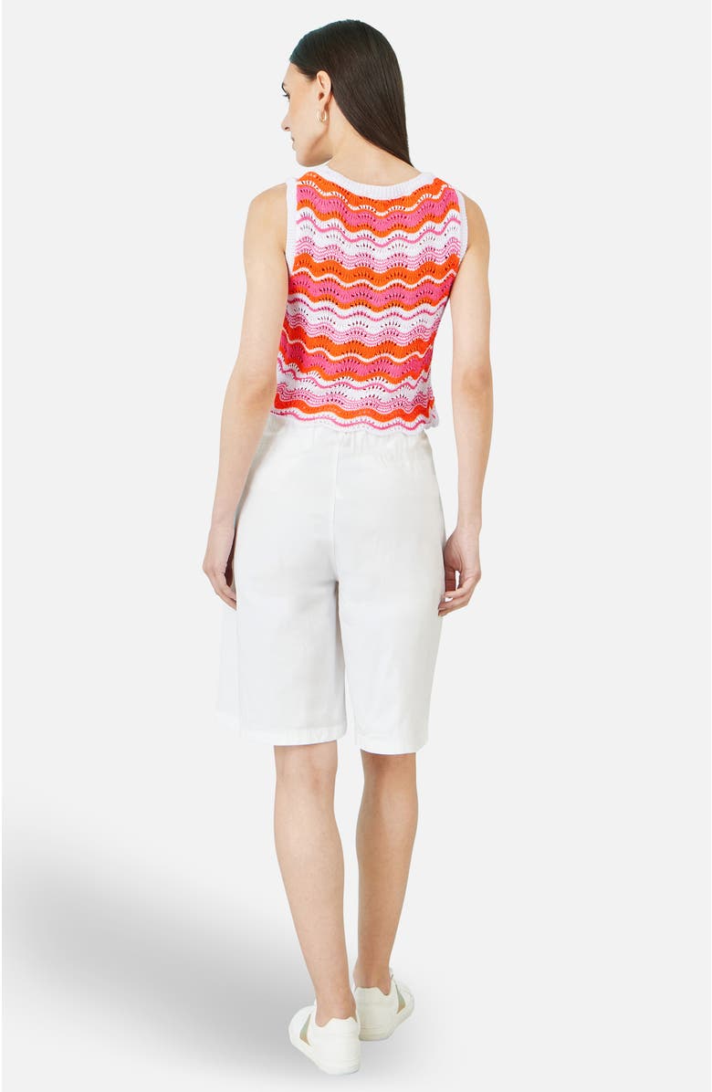 Yumi Stripe Crochet Stripe Vest Top, Alternate, color, Multi