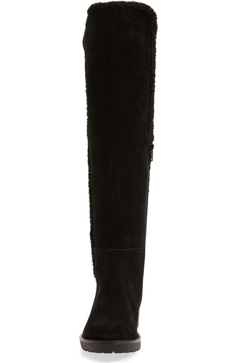 Sole Society Juno Faux Shearling Trim Boot, Alternate, color,