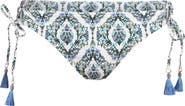 La Blanca Deja Blue Adjustable Loop Hipster Bikini Bottoms
