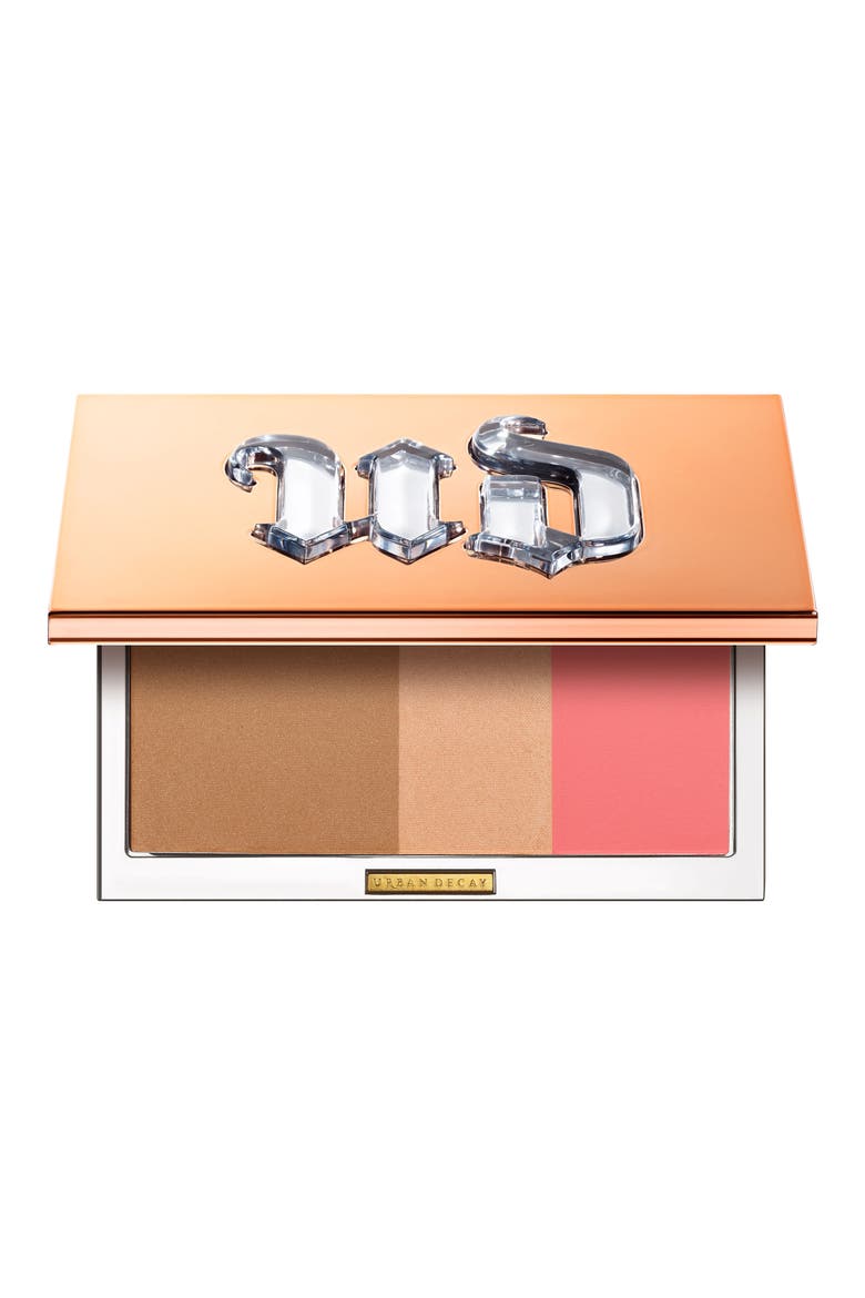 Stay Naked Threesomes Blush, Bronzer & Highlighter Palette, Main, color, NAKED