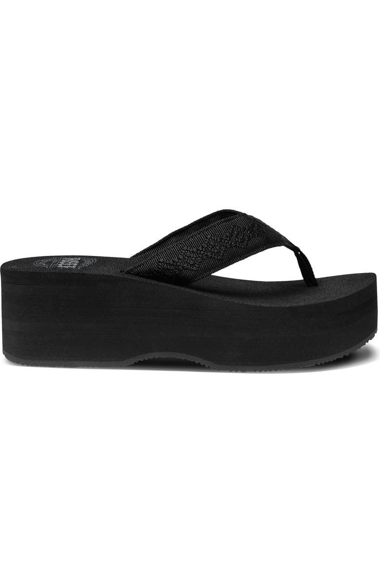 Reef Sandy Platform Flip Flop, Alternate, color,