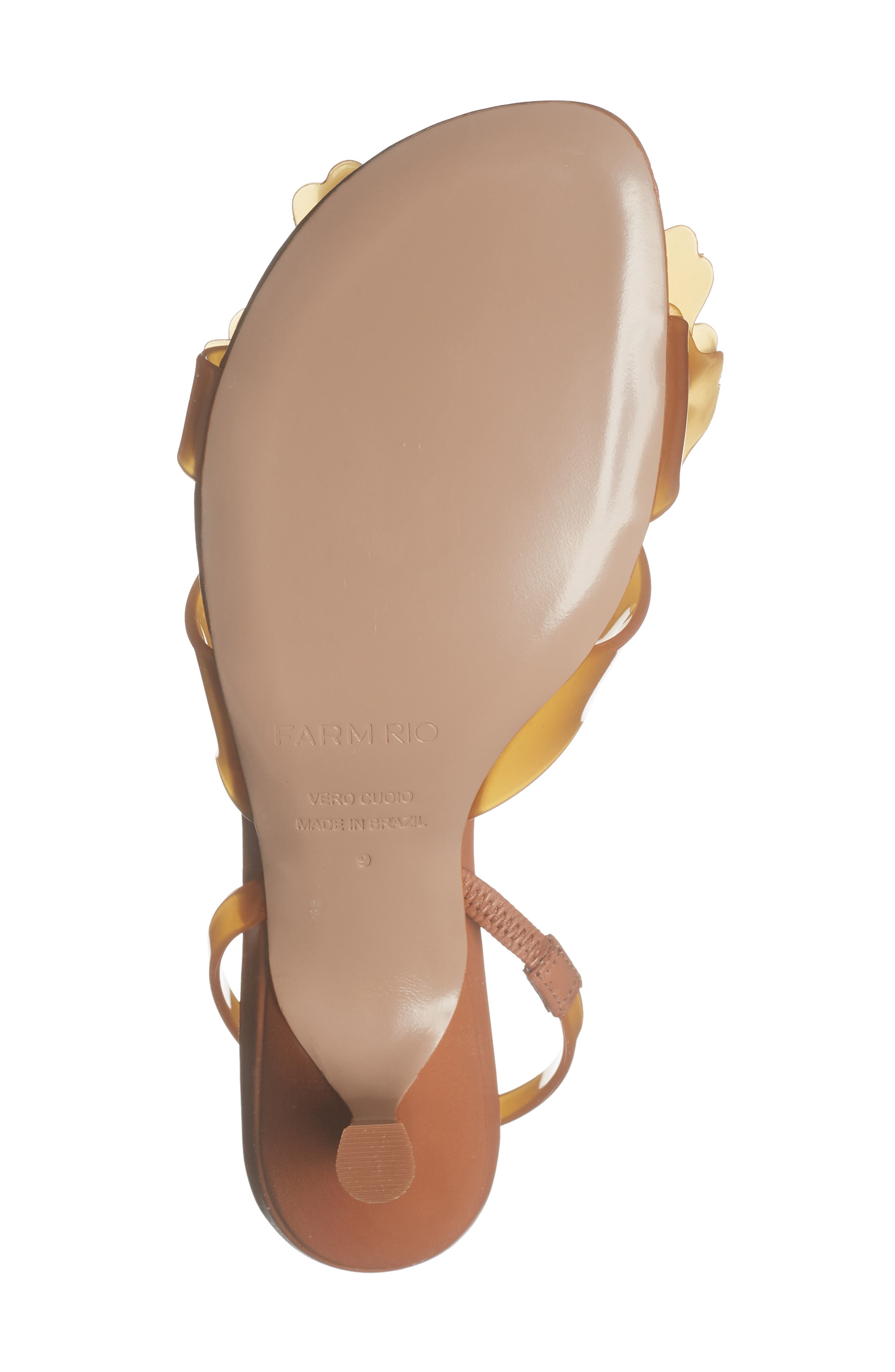 FARM Rio Flower Jelly Slingback Sandal, Alternate, color, Est Ammonite