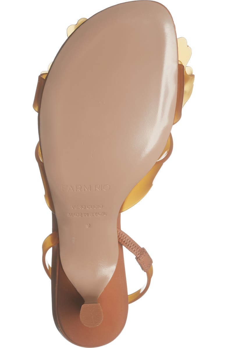 FARM Rio Flower Jelly Slingback Sandal, Alternate, color, Est Ammonite