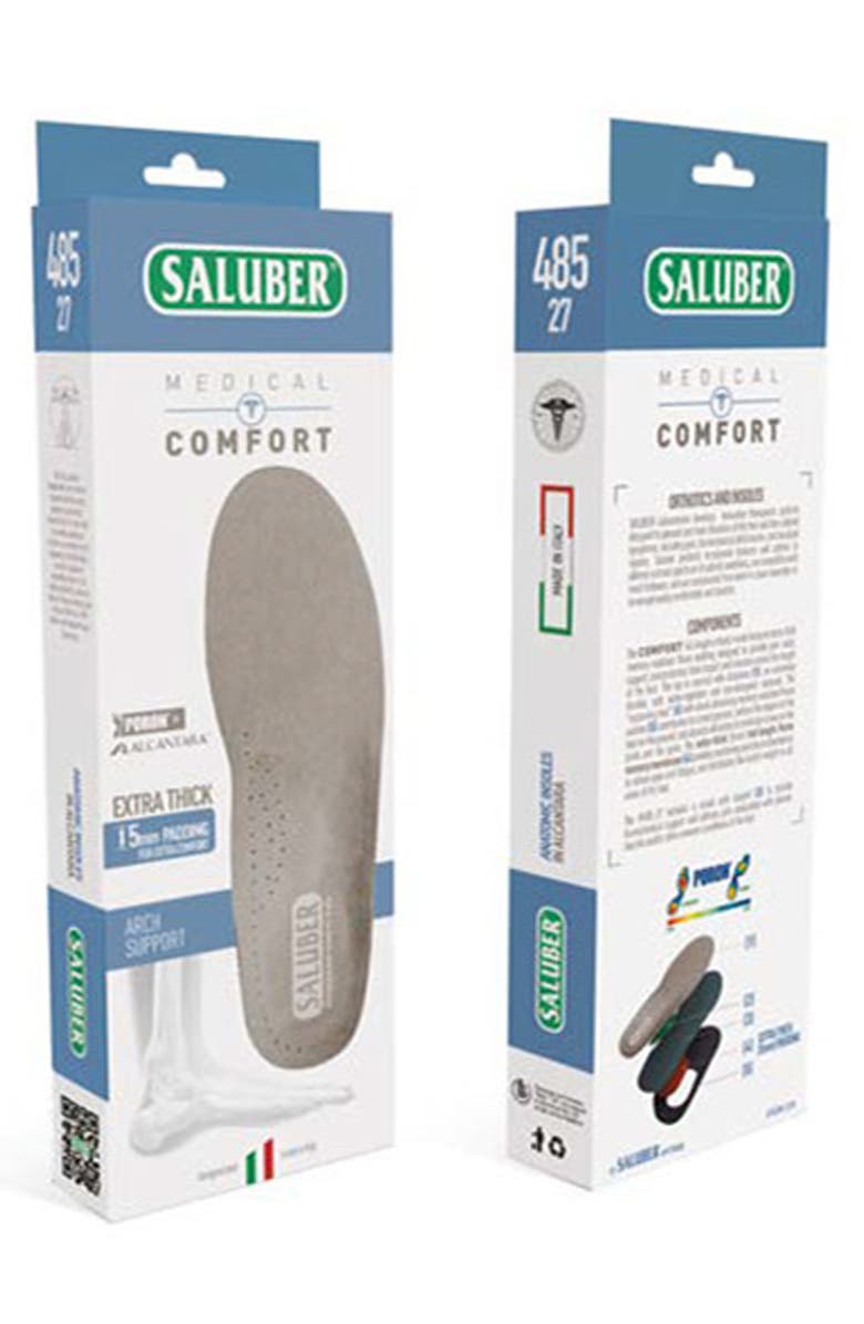 Saluber Comfort Full Length Orthotic Insole, Alternate, color, Gray