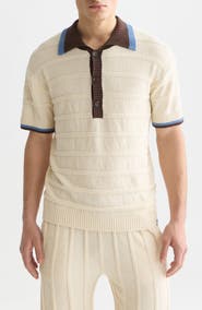 Scotch & Soda Loose Fit Contrast Trim Polo