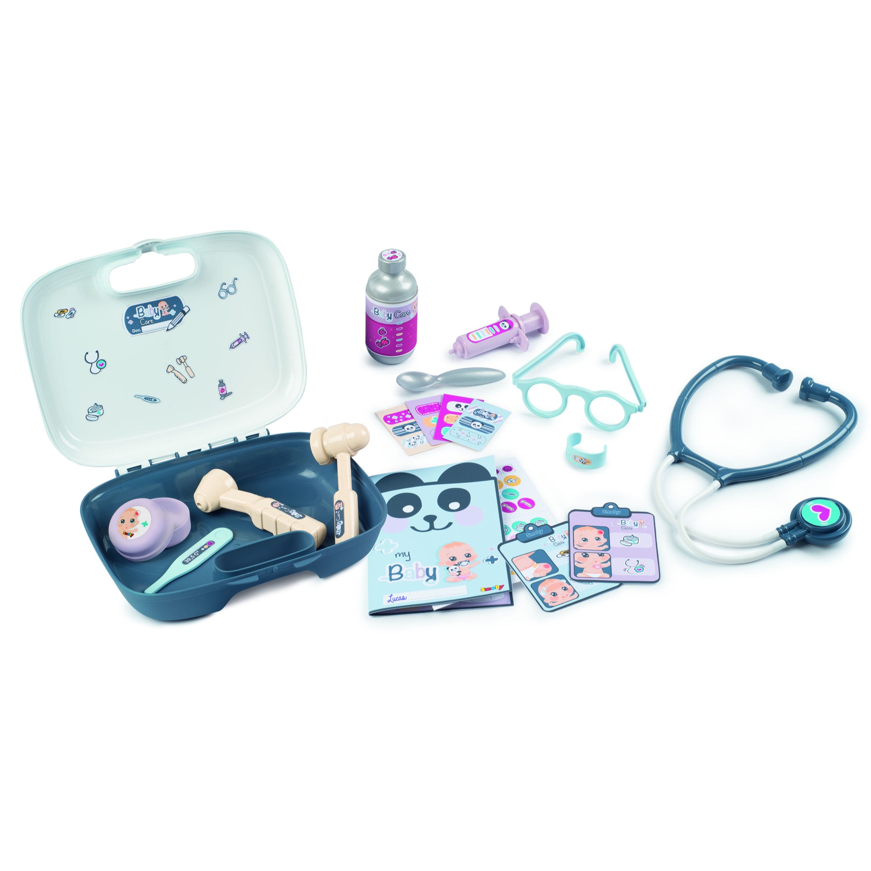 Smoby Toys Baby Doll Care Briefcase in Blue 