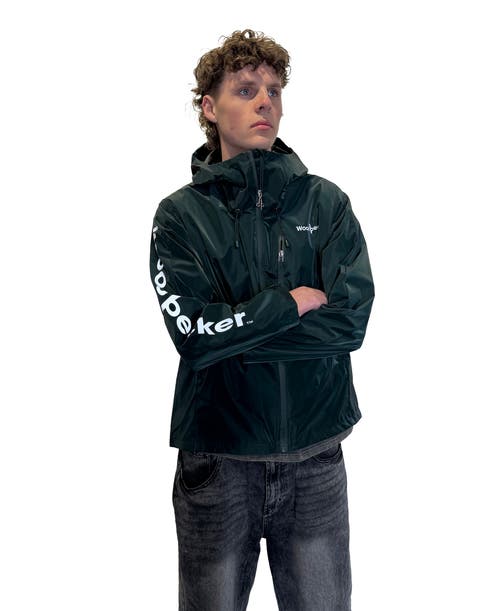 Woodpecker Wind Rain Shell Jacket In Green