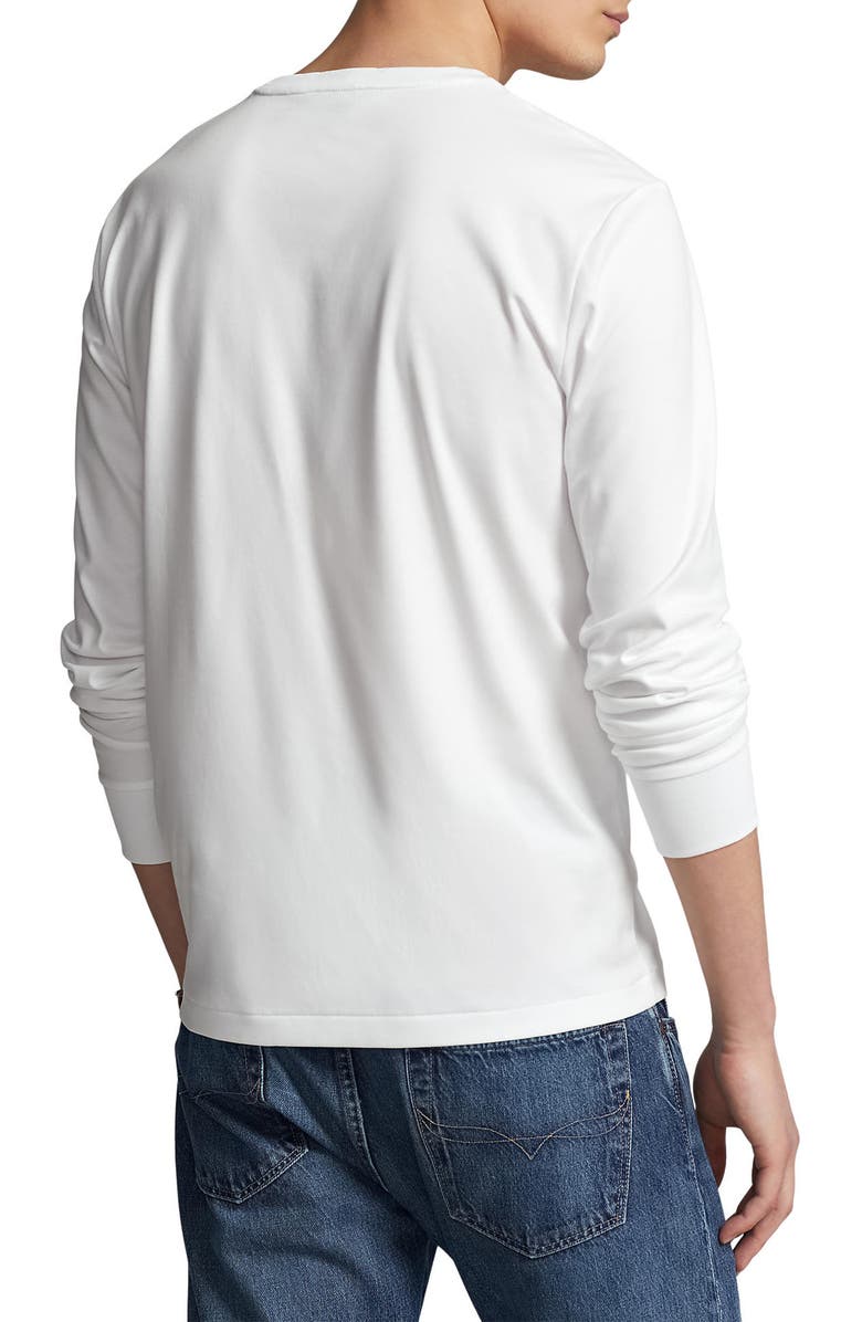 Polo Ralph Lauren Solid Long Sleeve T-Shirt, Alternate, color,