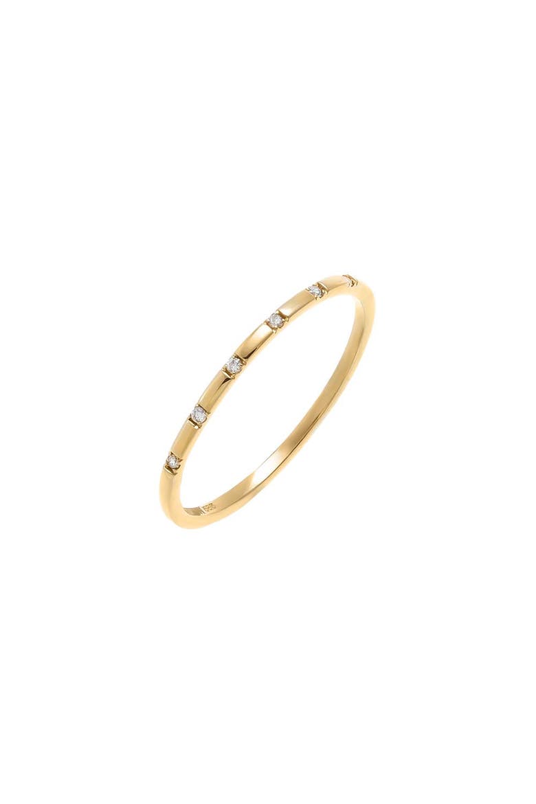 Diamond Polka Dot Stacker Ring 14K, Alternate, color, 14K Gold