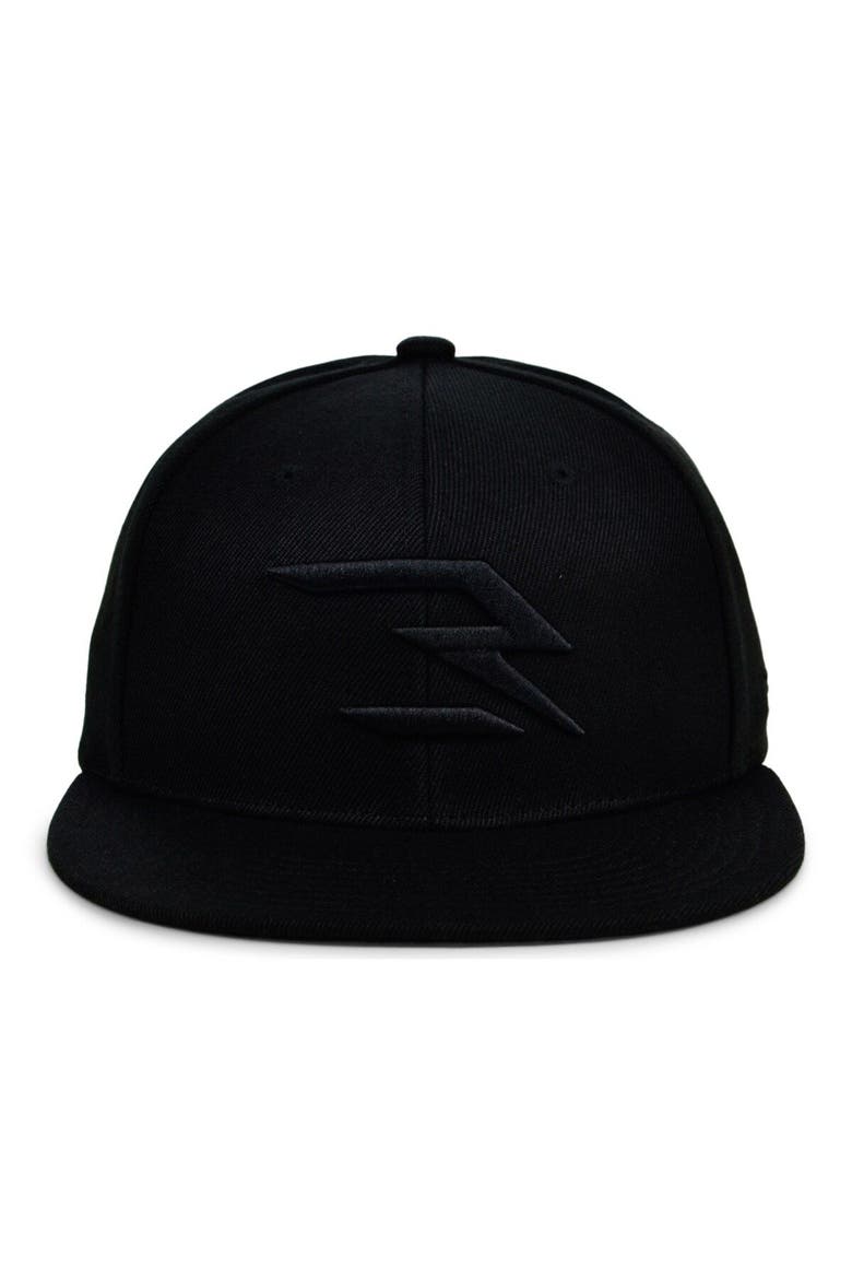 Men's Black/Black 3BRAND by Russell Wilson Fashion Snapback Adjustable Hat, Alternate, color, Black