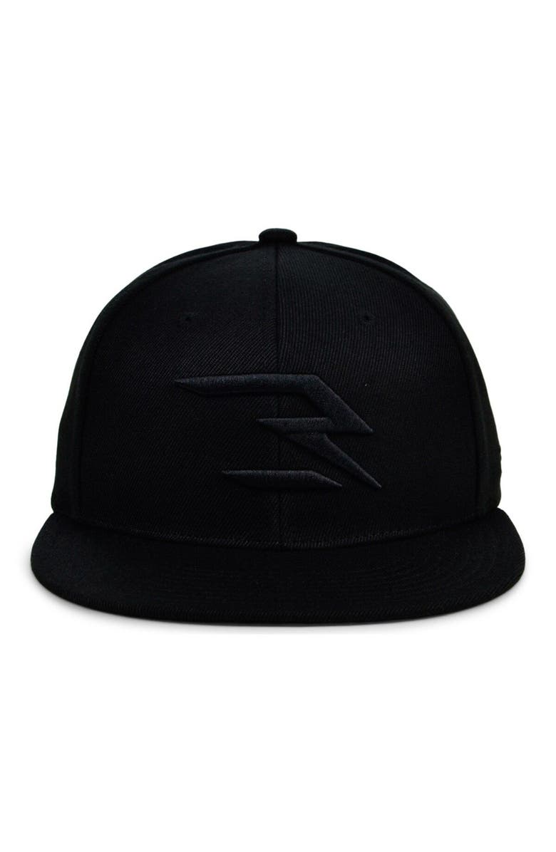 3BRAND BY RUSSELL WILSON Men's Black/Black 3BRAND by Russell Wilson Fashion Snapback Adjustable Hat, Alternate, color, Black