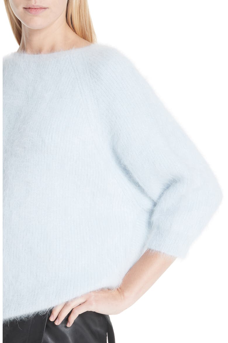 Barmy Twist Back Angora Blend Sweater, Alternate, color, BLUE