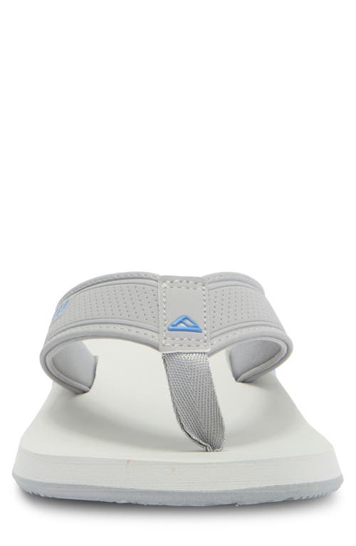 Reef The Layback Flip Flop In Grey/blue