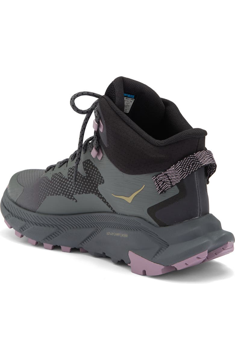 HOKA Trail Code Gore-Tex<sup>®</sup> Hiking Boot, Alternate, color, Black / Castlerock