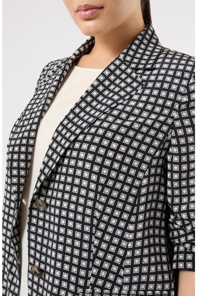 Umano Silk Blazer, Alternate, color, MIDNIGHT BLUE