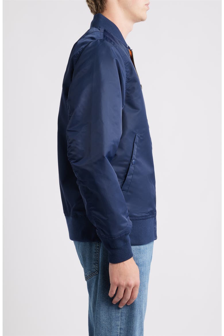 MA-1 Satin Flight Jacket, Alternate, color, NAVY