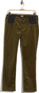 PAIGE Maternity Cindy High Waist Straight Leg Corduroy Jeans